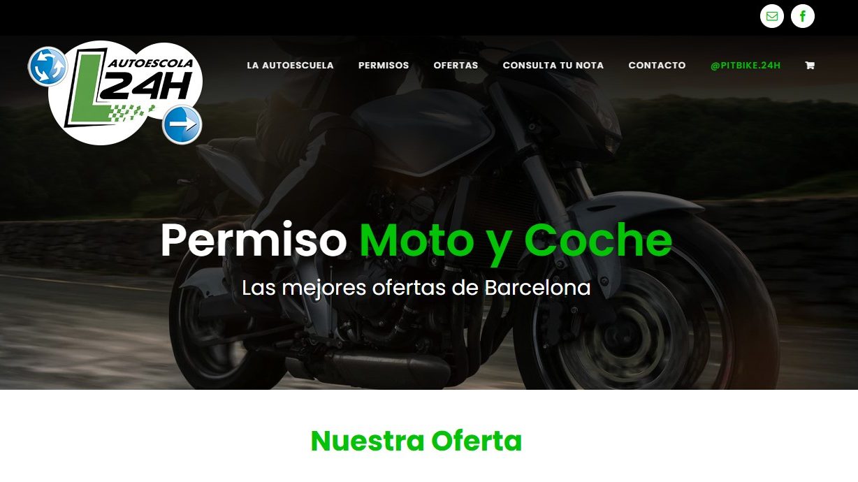 dieño pagina web para autoescuelas