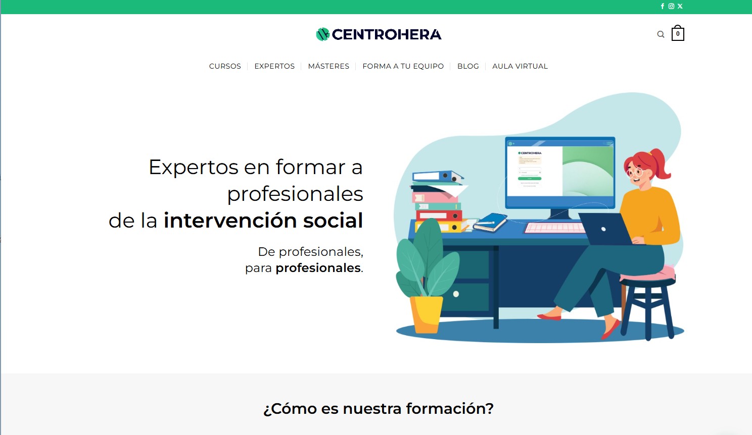 Ver web para academias de formacion